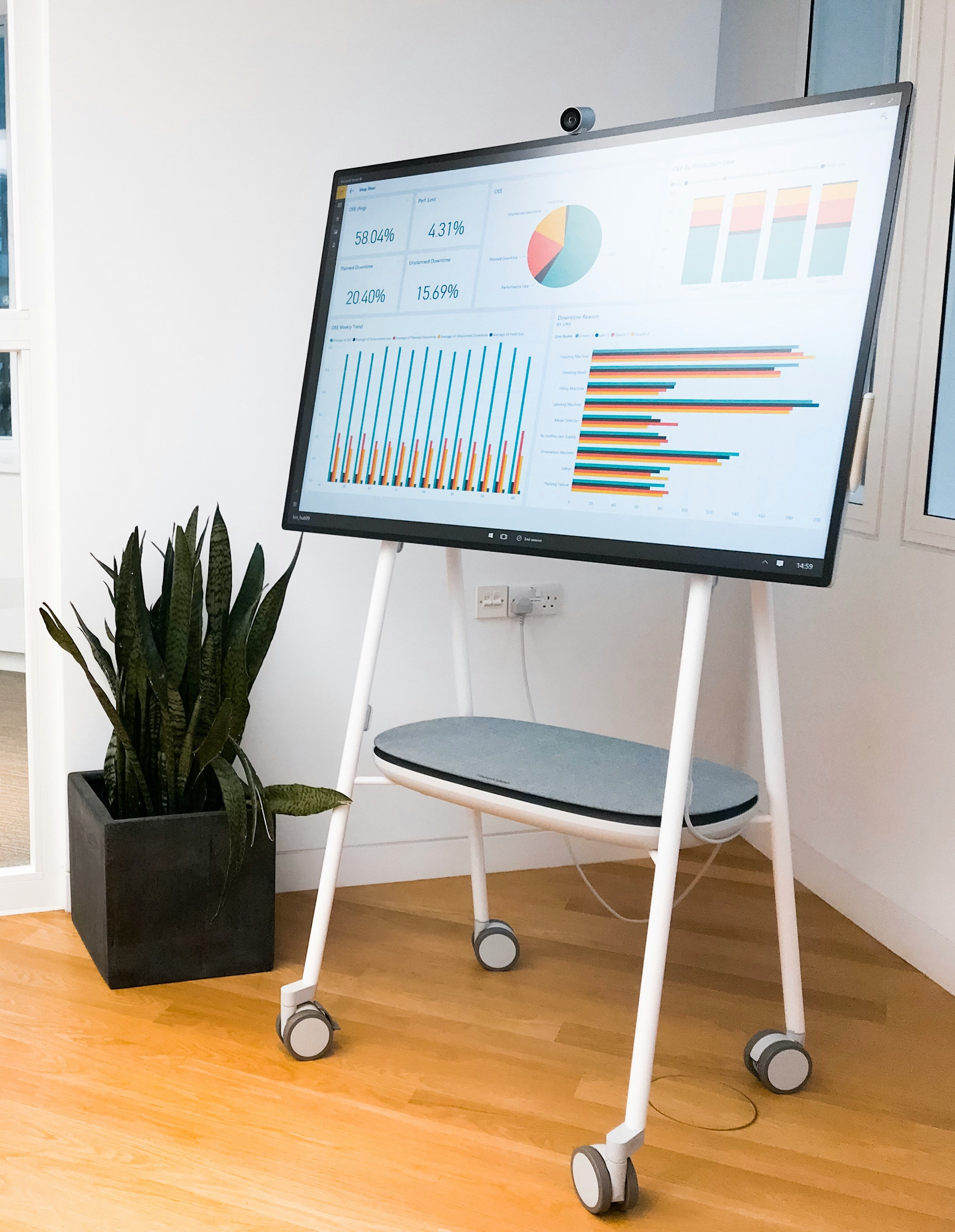 Professional working